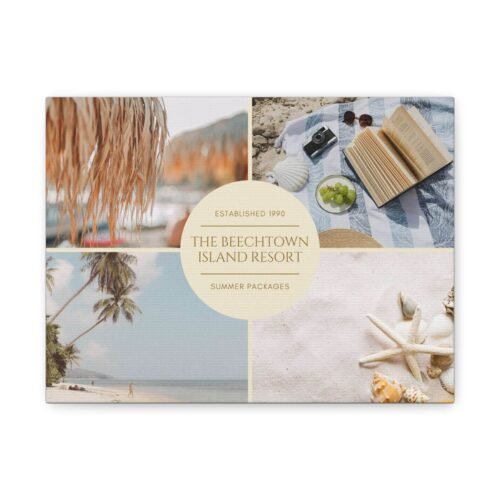 Beach Resort Wall Art. Tropical Decor. Summer Vibes. Coastal Home. Beach House Decoration. Nautical Artwork